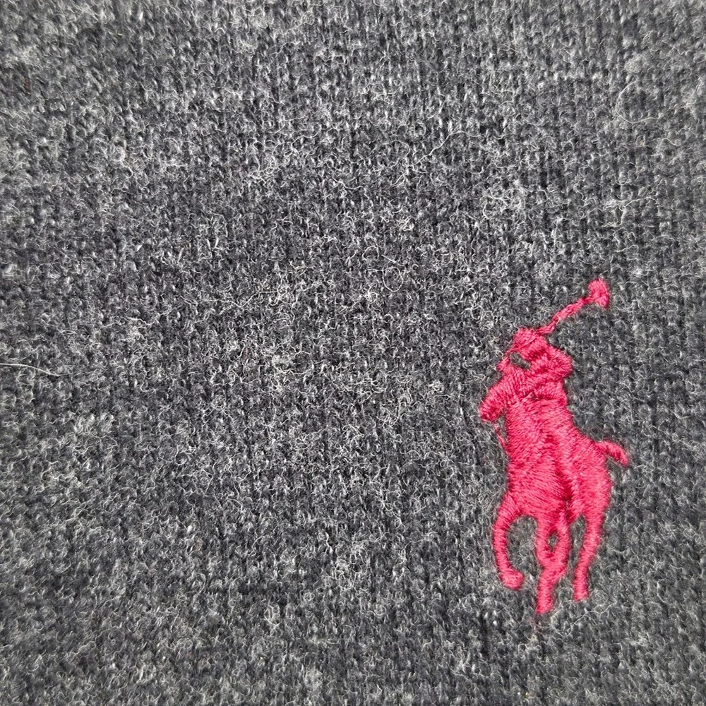Polo Ralph Lauren Pullover Quarter Zip Sweatshirt Charcoal Grey Mens‎ XXL